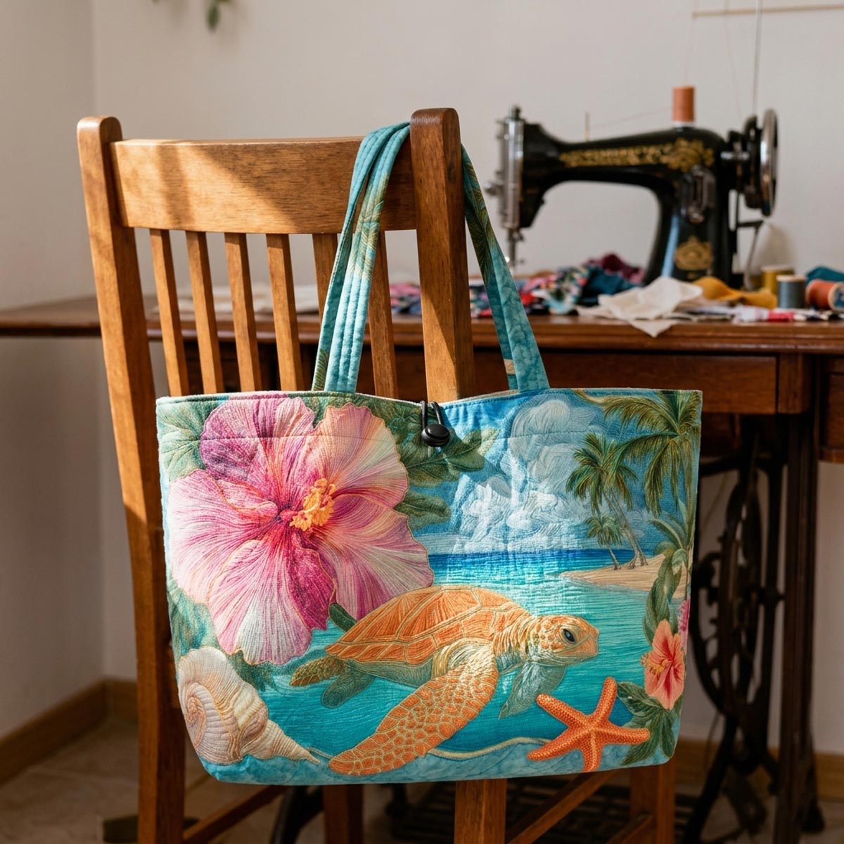 Ocean Dream Quilted Classic Tote Bag SN0DV021