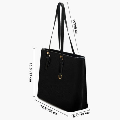 Personalized Leather Bucket Bag - Mother's Day, Christmas Gift For Grandma, Mom - Christmas Snowman Nana Sweetheart Kids