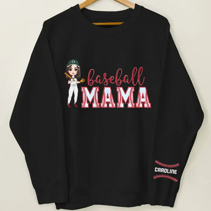 Baseball Mama - Personalized Custom Sweatshirt - Mother's Day Gift For Mom, Family Members