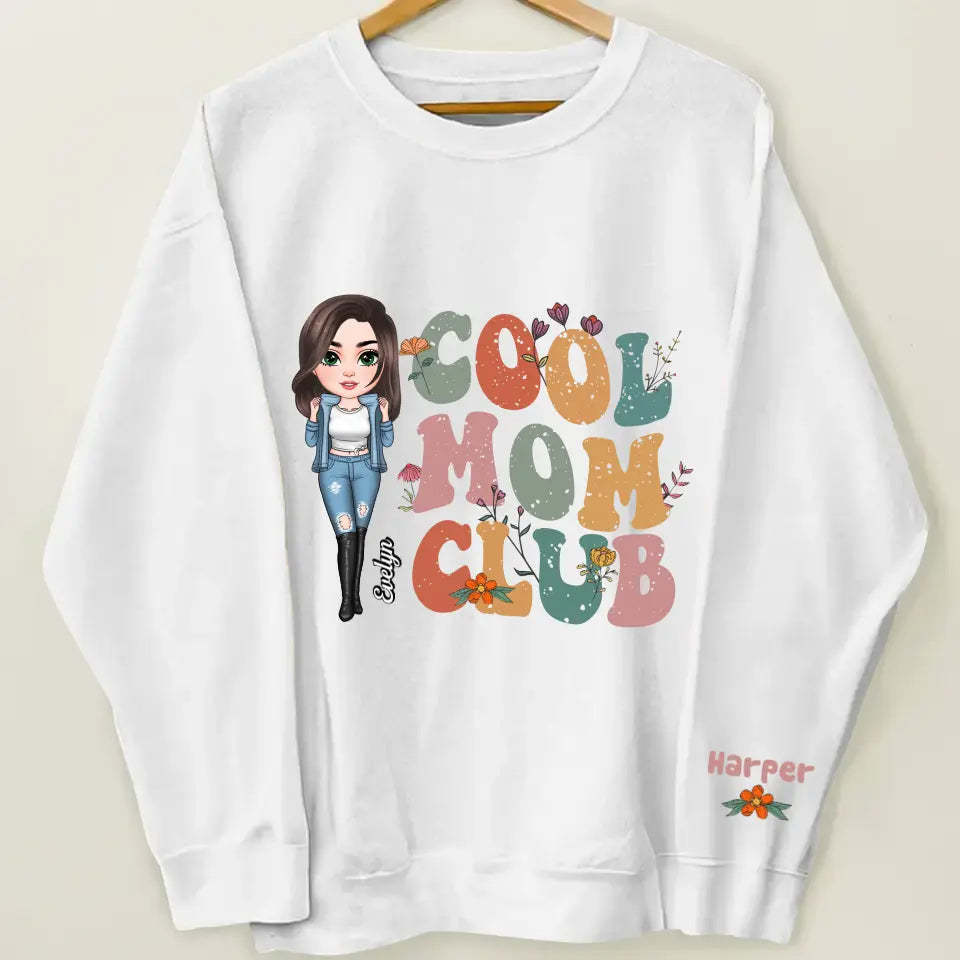 Cool Mom Club - Personalized Custom Sweatshirt - Mother's Day, Gift For Mom, Family Members