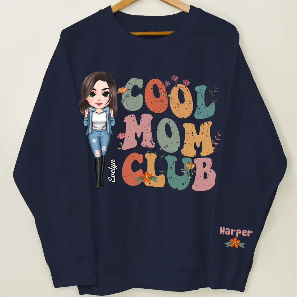 Cool Mom Club - Personalized Custom Sweatshirt - Mother's Day, Gift For Mom, Family Members