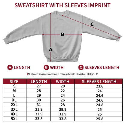 Baseball Mom - Personalized Custom Sweatshirt With Sleeves Imprint - Mother's Day, Gift For Mom