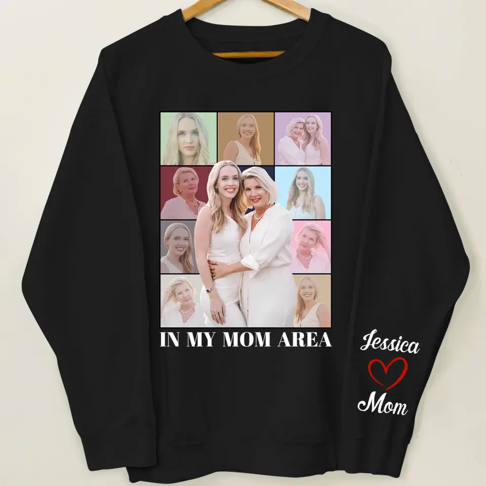 In My Mom Era - Personalized Custom Sweatshirt - Gift For Mom, Family Members