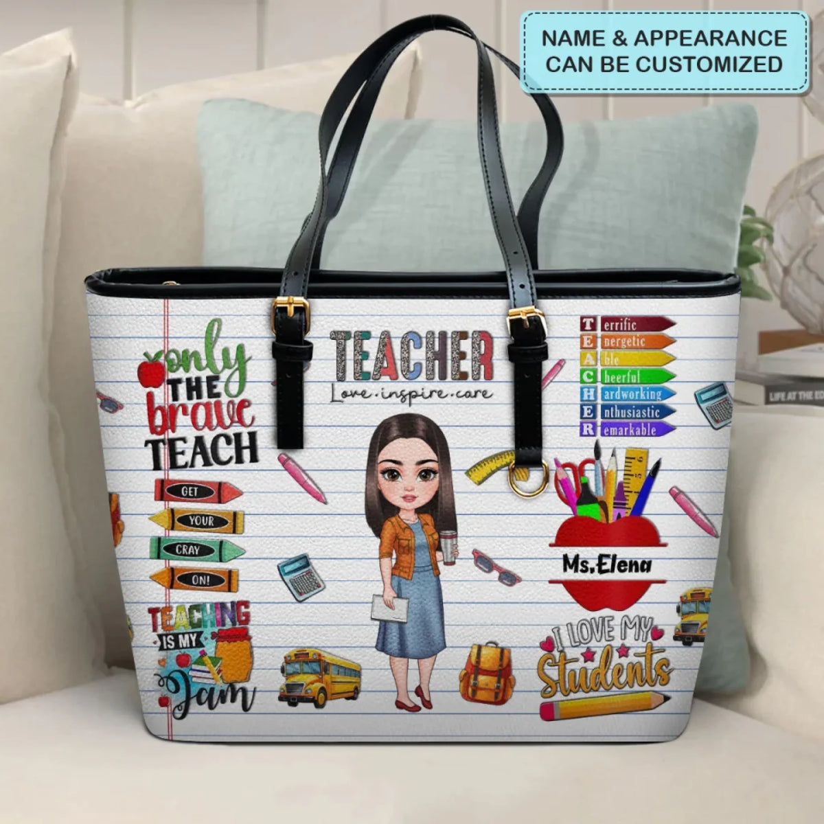 20240604_LEATHER BUCKET BAG_TEACHER_ONLY THE BRAVE TEACH_ARND0014 d