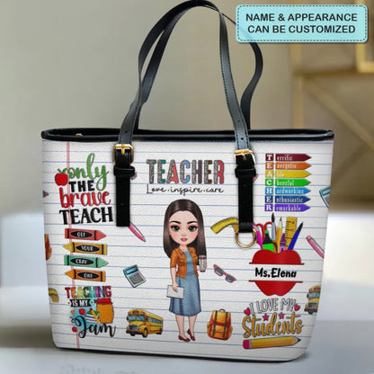 20240604_LEATHER BUCKET BAG_TEACHER_ONLY THE BRAVE TEACH_ARND0014 g