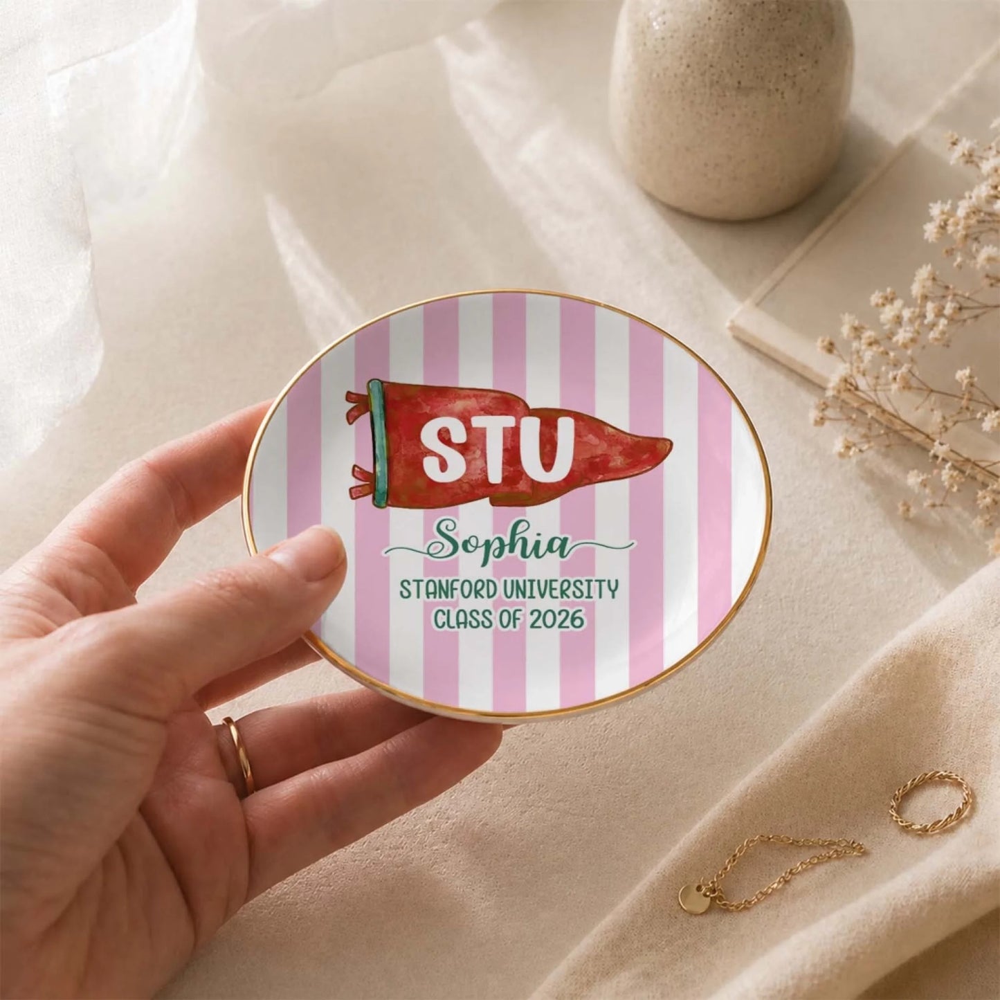 Mockup0_20260619_RING DISK_Custom School Pennant Flag Ring Dish_ARND135_ADSG055