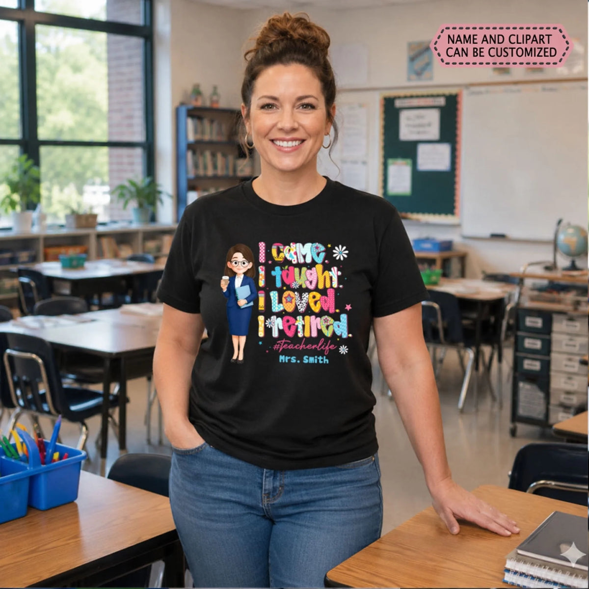 20260629_2D Adult Tshirt_I came I taught I loved I retired_ARND155 1
