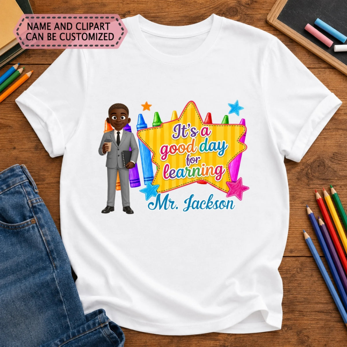 20260624_2D Adult Tshirt_Back To School_It's a Good Day for Learning1_ARND157 3