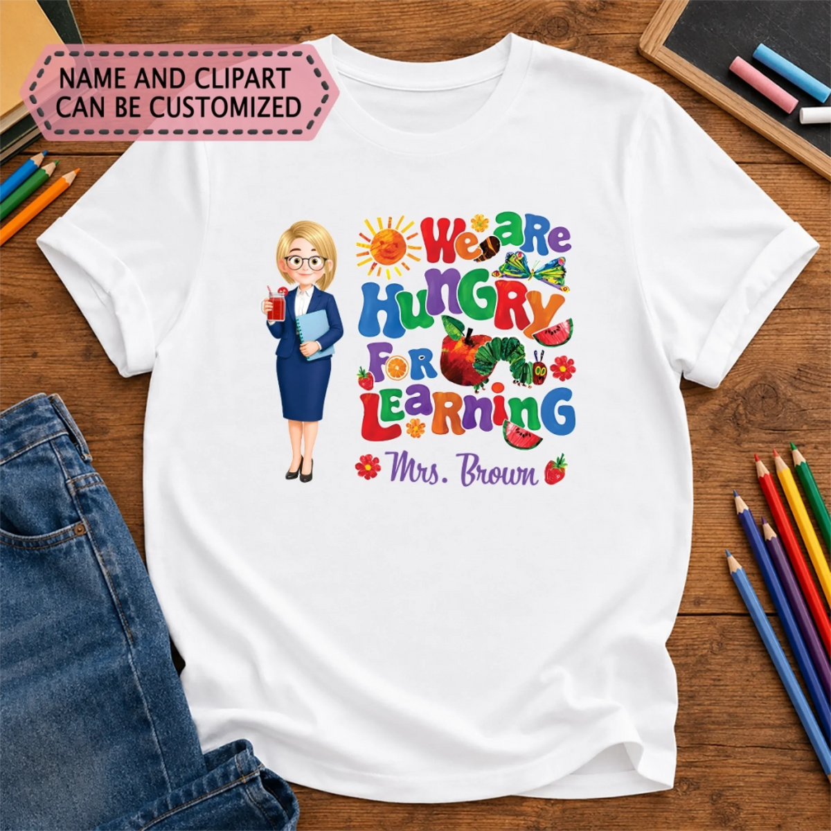 20260630_2D Adult Tshirt_Back To School_We Are Hungry for Learning1_ARND157_ADSG143 3
