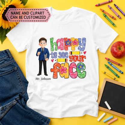 20260629_2D Adult Tshirt_Back To School_Happy to See Your Face1_ARND157_ADSG070 3