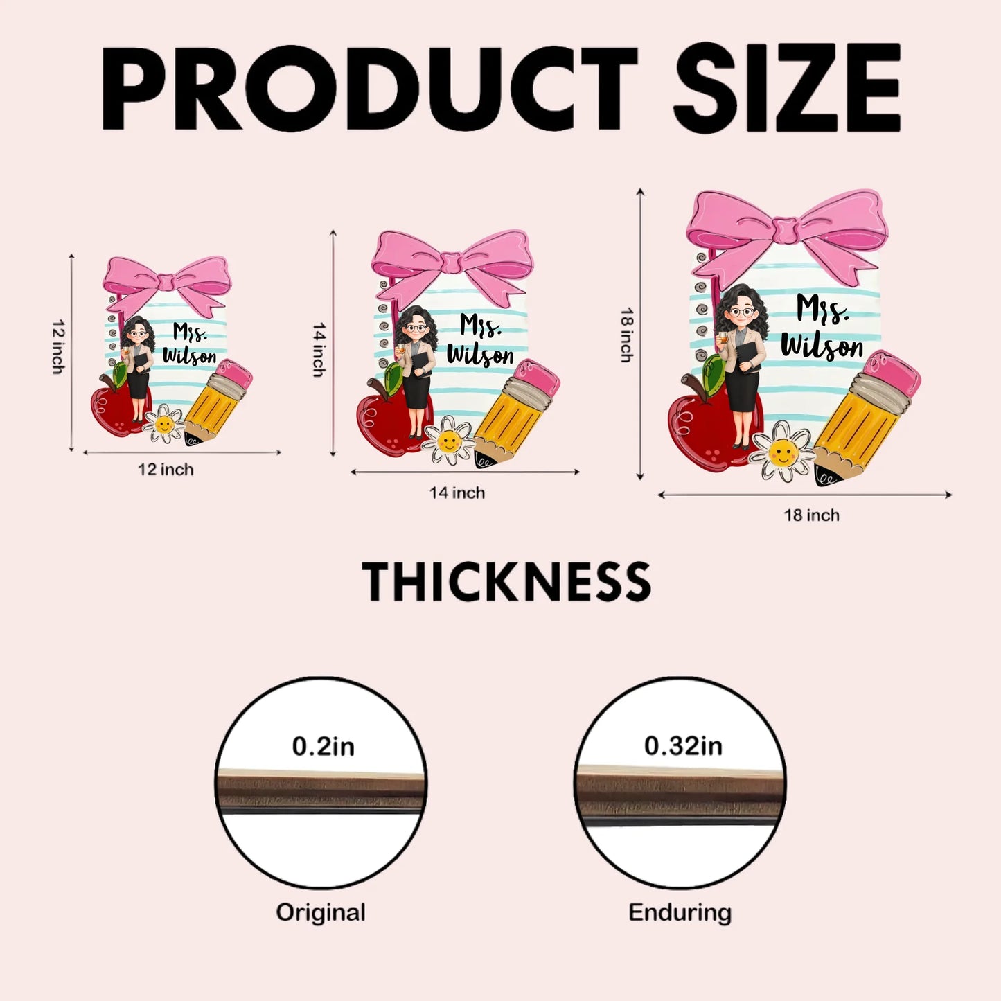 product size