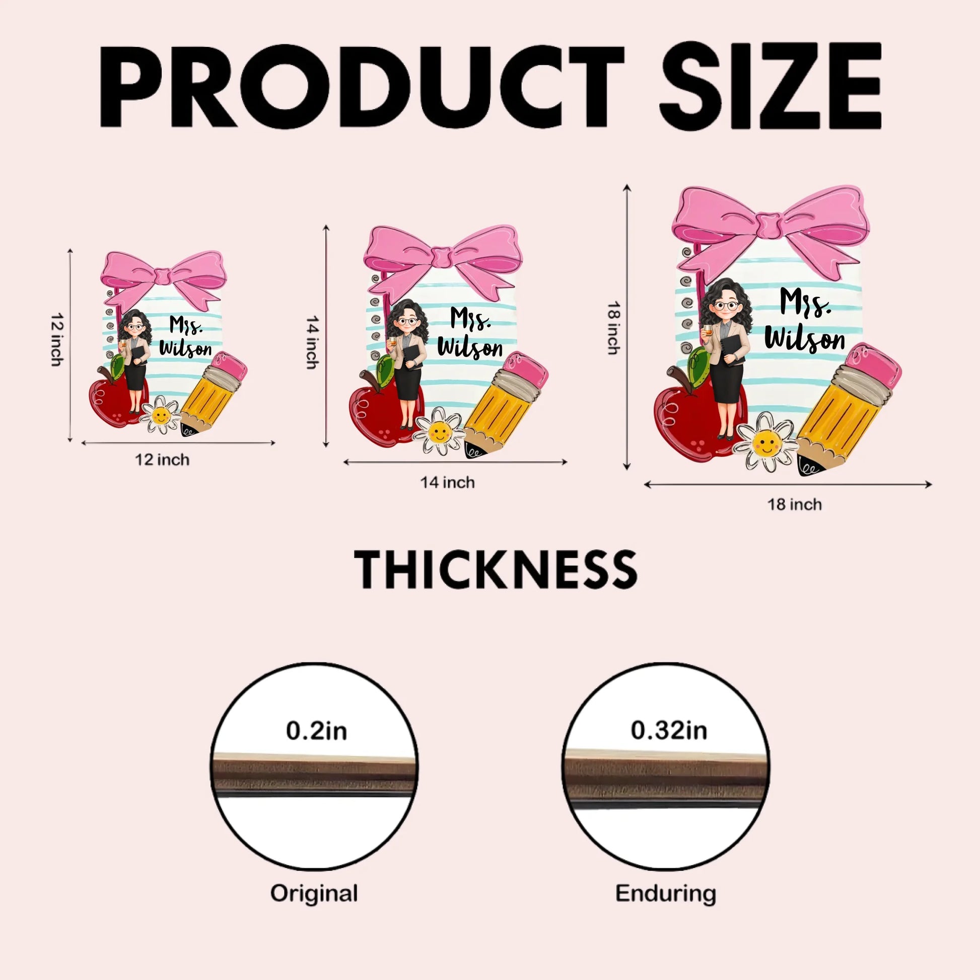 product size