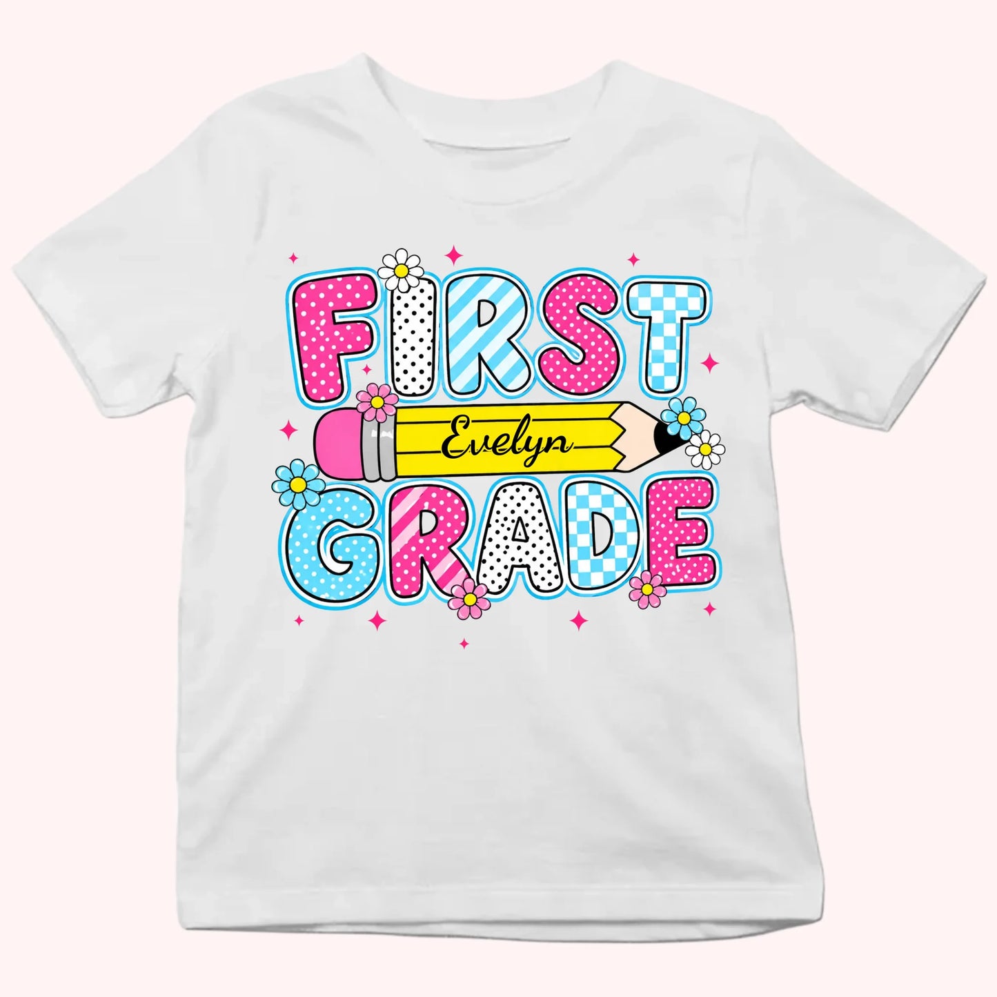Personalized Youth Shirts-Pencil kid Shirt-Gift for Back to School