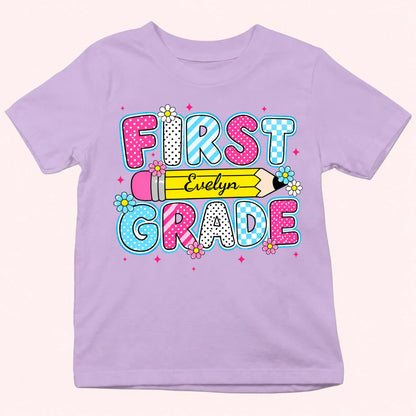 Personalized Youth Shirts-Pencil kid Shirt-Gift for Back to School