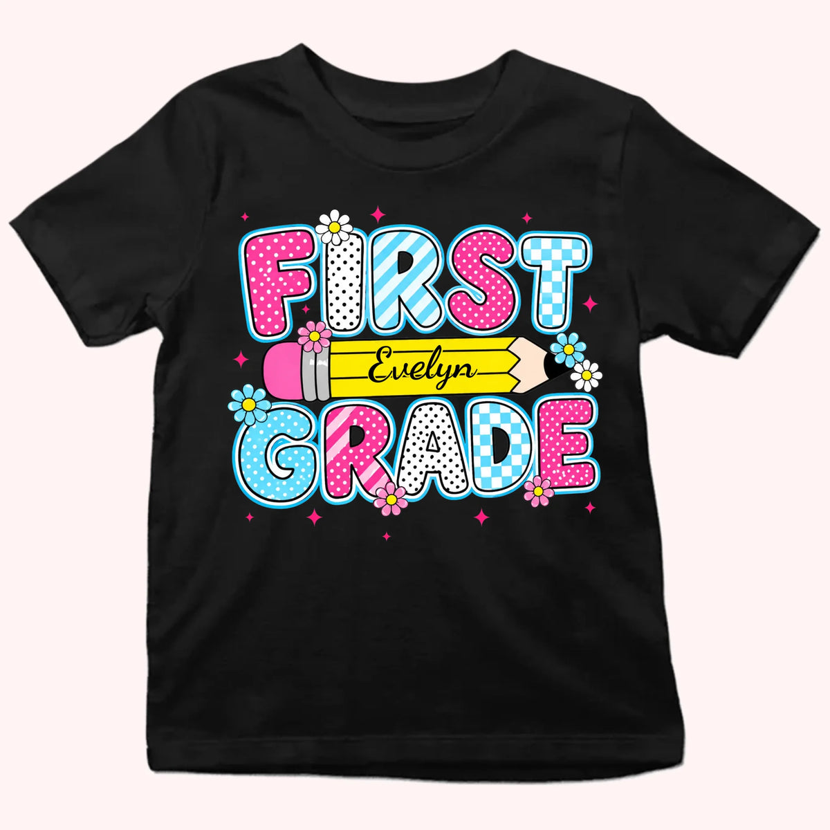 Personalized Youth Shirts-Pencil kid Shirt-Gift for Back to School