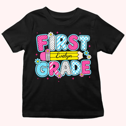 Personalized Youth Shirts-Pencil kid Shirt-Gift for Back to School