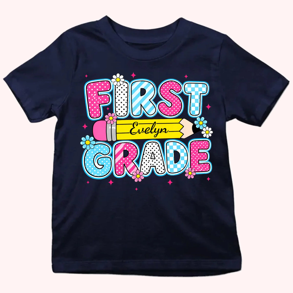 Personalized Youth Shirts-Pencil kid Shirt-Gift for Back to School