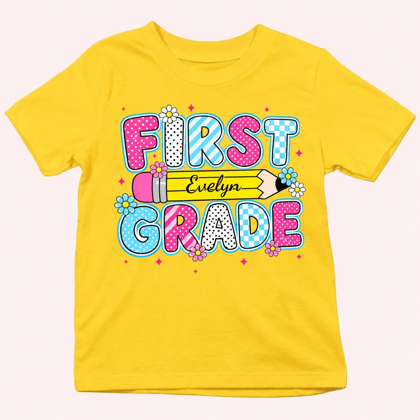 Personalized Youth Shirts-Pencil kid Shirt-Gift for Back to School