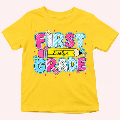 Personalized Youth Shirts-Pencil kid Shirt-Gift for Back to School