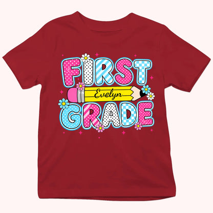 Personalized Youth Shirts-Pencil kid Shirt-Gift for Back to School