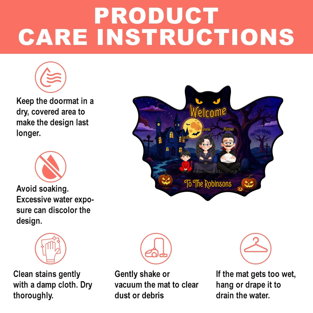product care instructions