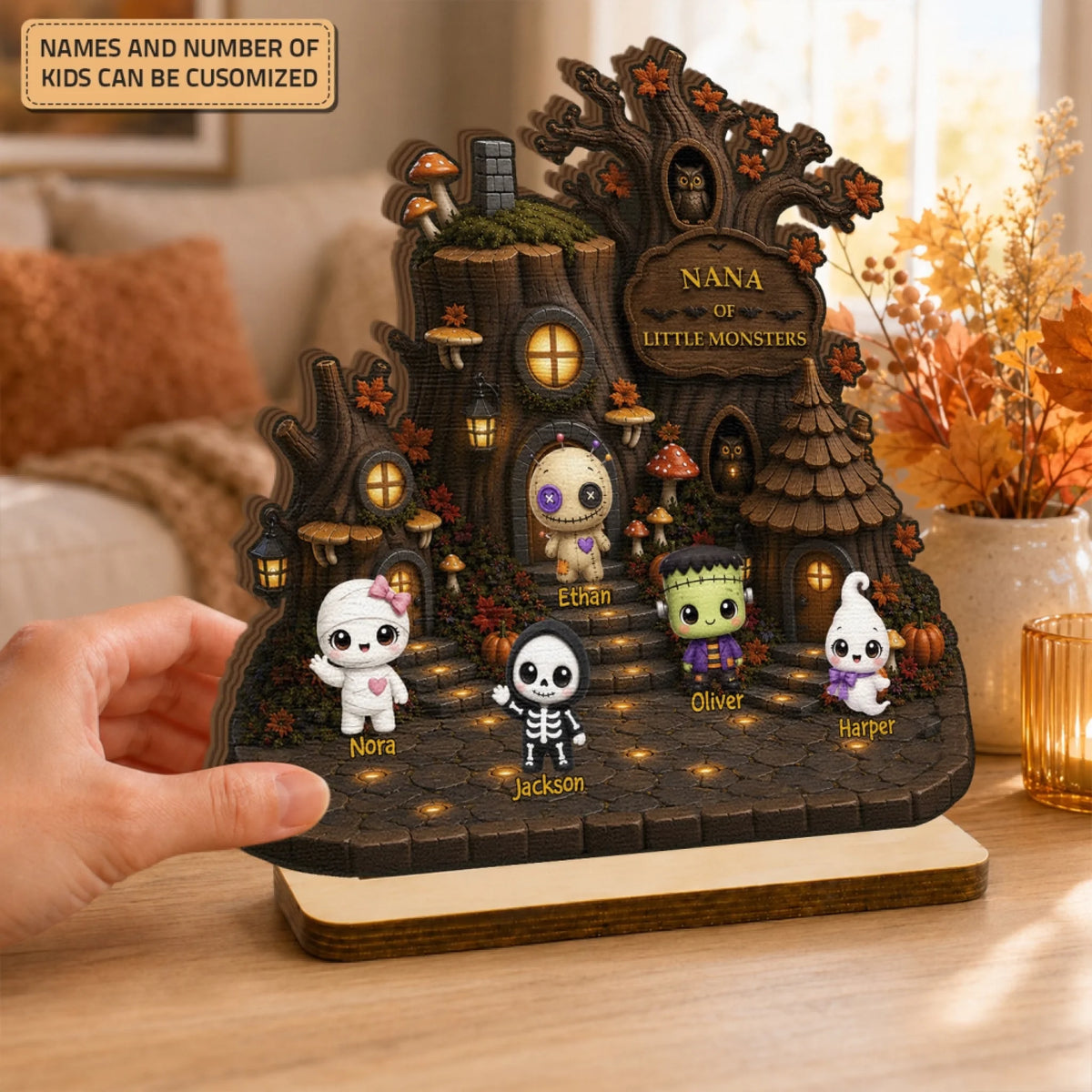 MOCKUP 7_20260717_WOODEN PLAQUE _HALLOWEEN_Little Monsters_ARND154_ADSG055