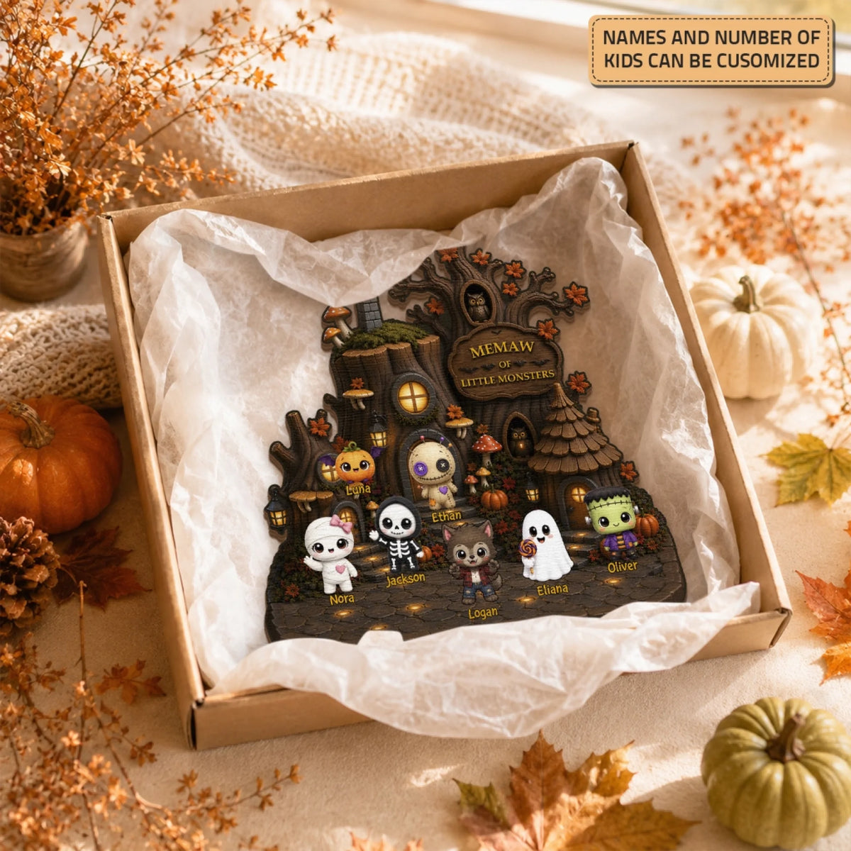 MOCKUP 6_20260717_WOODEN PLAQUE _HALLOWEEN_Little Monsters_ARND154_ADSG055