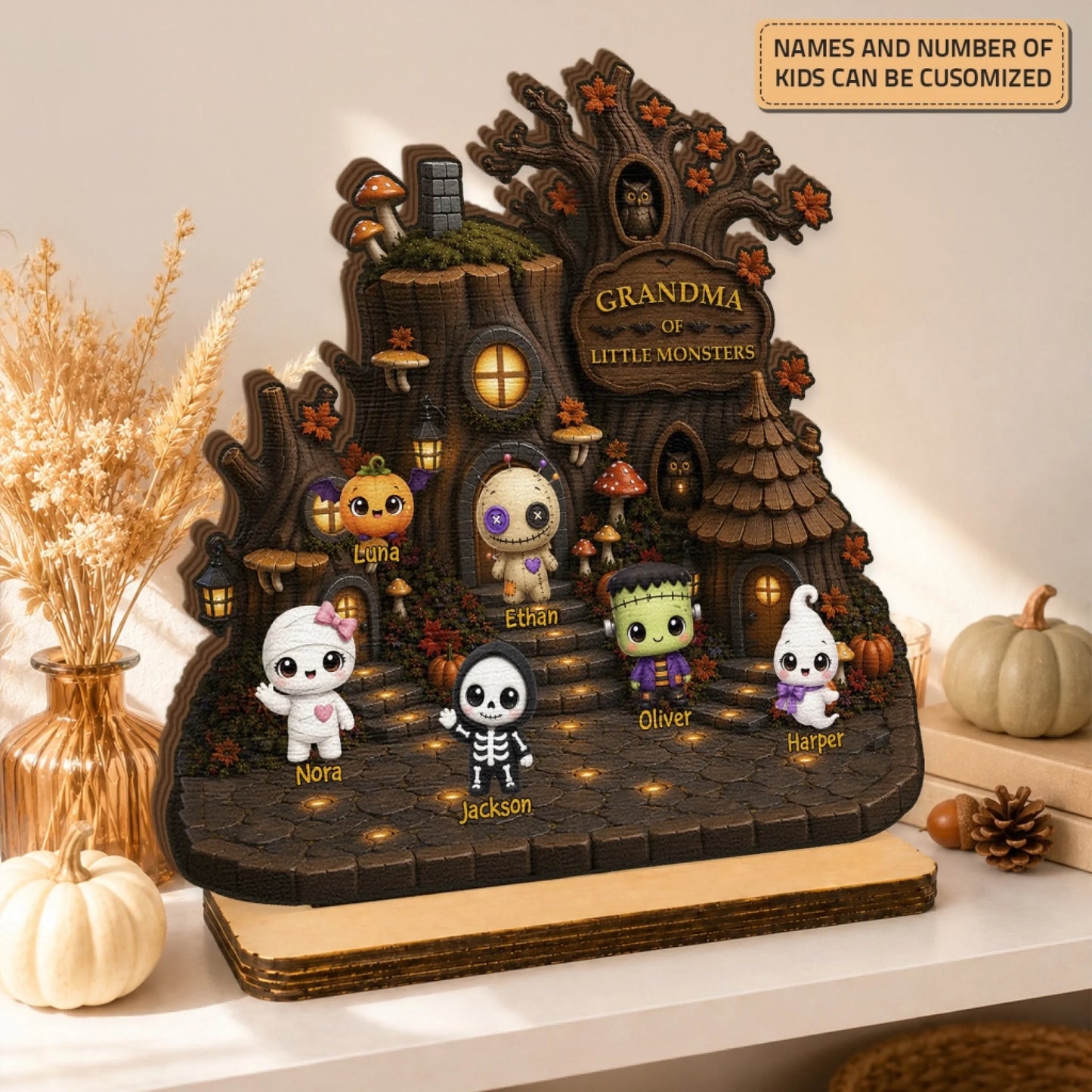 MOCKUP 2_20260717_WOODEN PLAQUE _HALLOWEEN_Little Monsters_ARND154_ADSG055