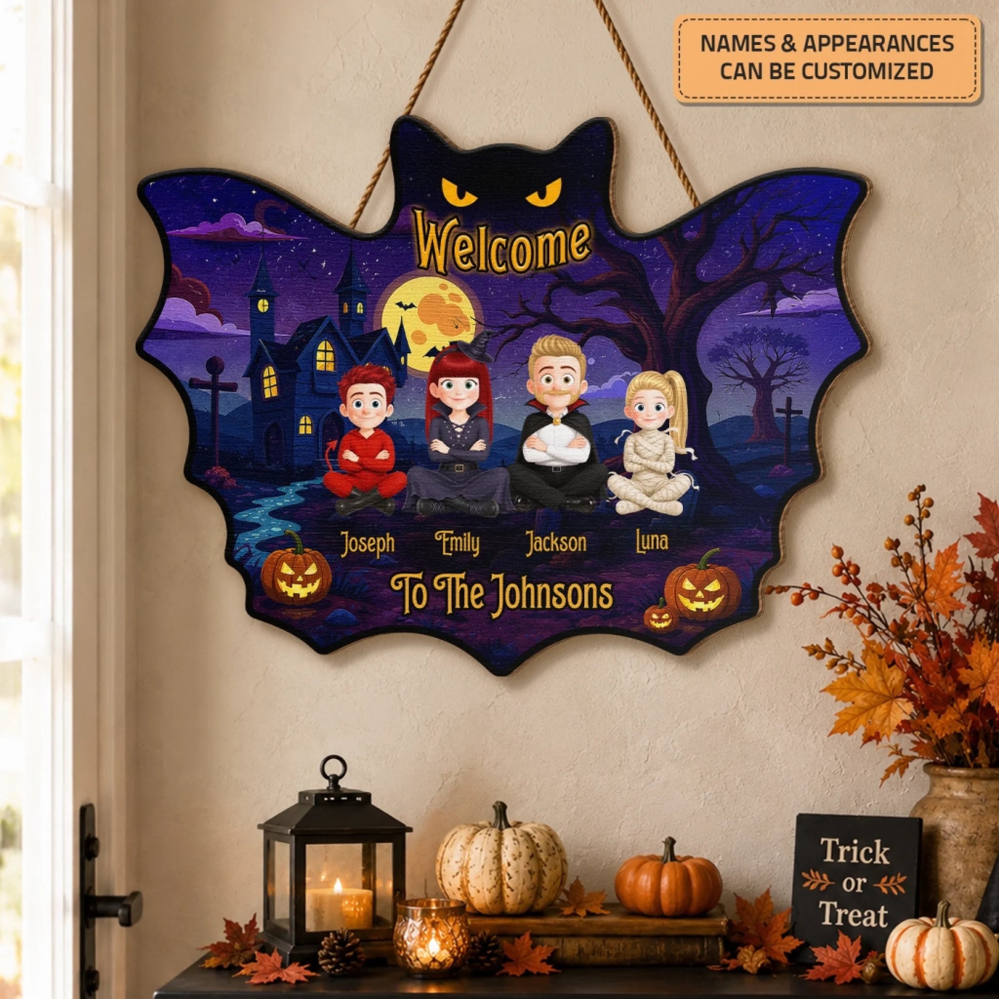 20260718_Wood Plaque & Doorsign_Halloween_Bat Shape_ARND157_ADSG035 6