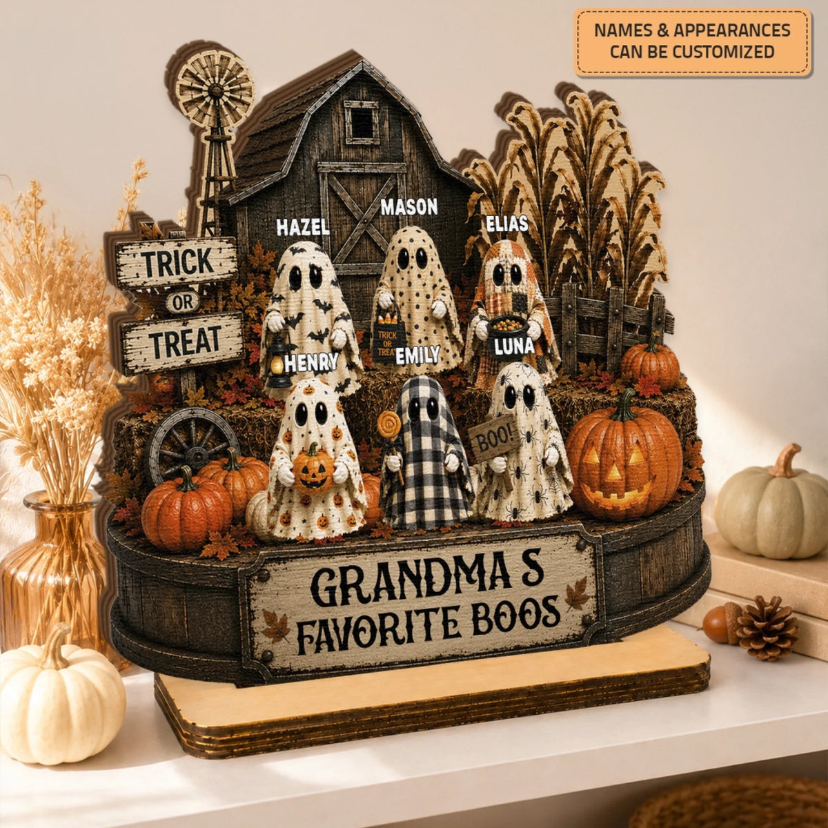 MOCKUP 3_20260721_Wooden Plaque_Halloween_Grandma's Favorite Boos_ARND157_ADSG055