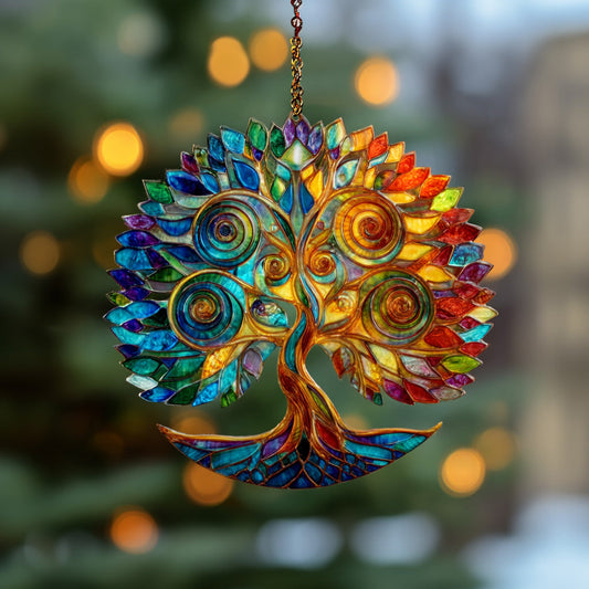 Aurora Blooming Tree Mica Ornament NCU0DH133