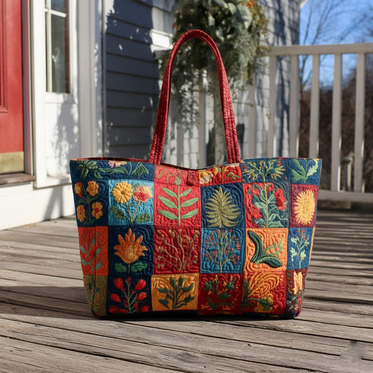 Autumn Charm Quilted Classic Tote Bag SN0DK005