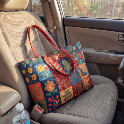 Autumn Charm Quilted Classic Tote Bag SN0DK005