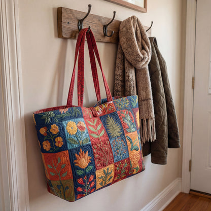 Autumn Charm Quilted Classic Tote Bag SN0DK005