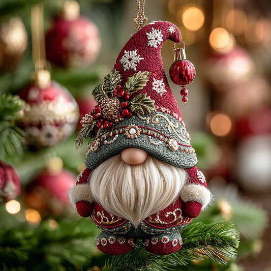 Berry Bliss Gnome Mica Ornament NCU0HT046