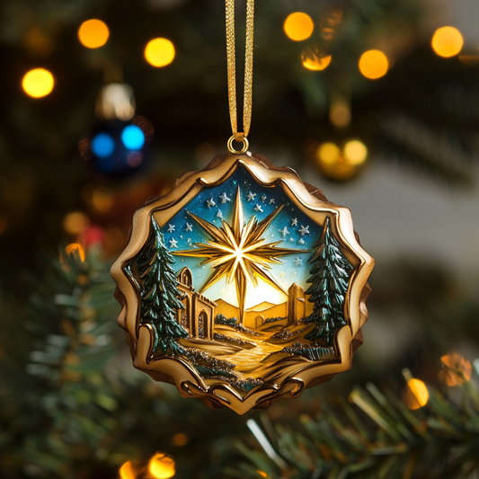 Bethlehem Glow Mica Ornament NCU0VH038