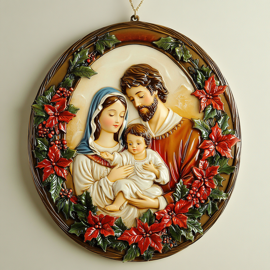 Blessed Family Mica Ornament NCU0TL066