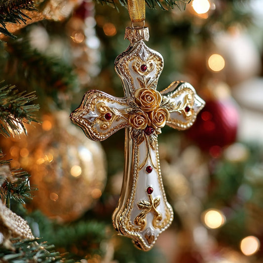 Blessing Cross Mica Ornament NCU0NL164