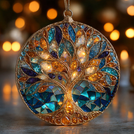 Blessing Tree of Fire Mica Ornament NCU0DH121