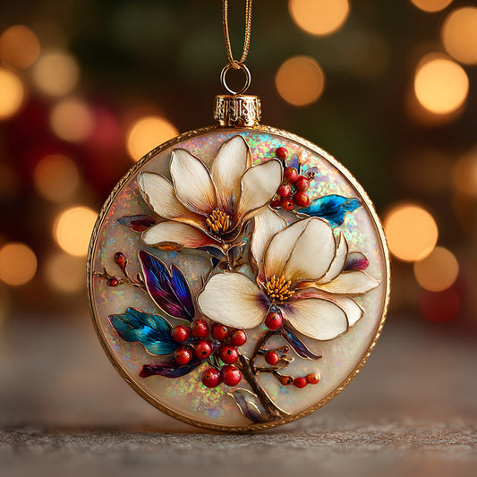Blooming Magnolia Mica Ornament NCU0DH111