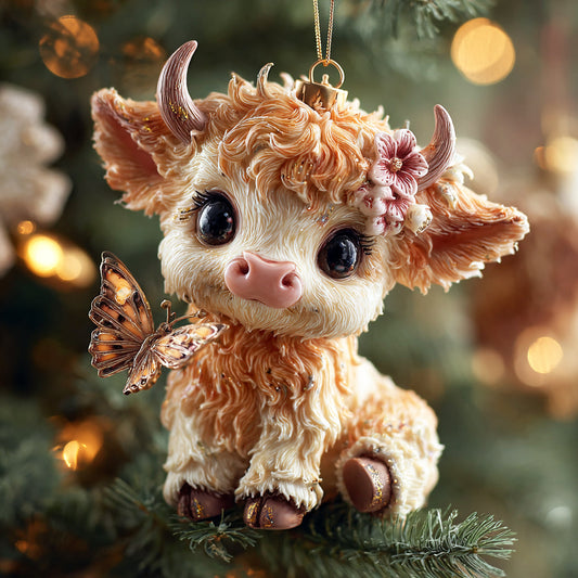 Blossom Moo Mica Ornament NCU0HT050