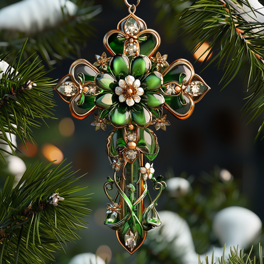 Bound by Grace Mica Ornament NCU0PT097
