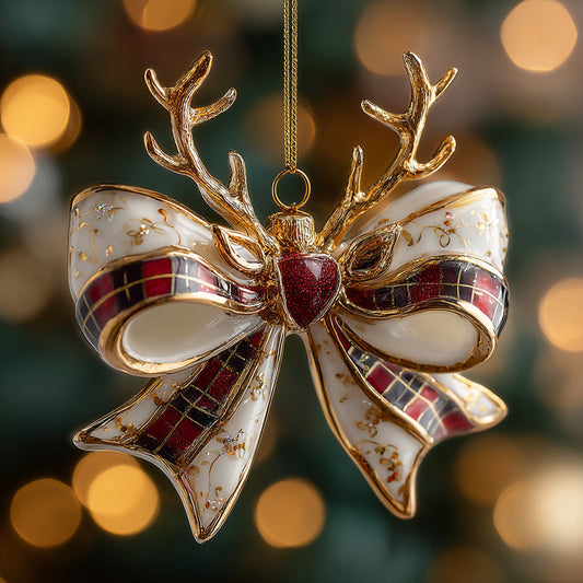 Bow of Celebration Mica Ornament NCU0DH153