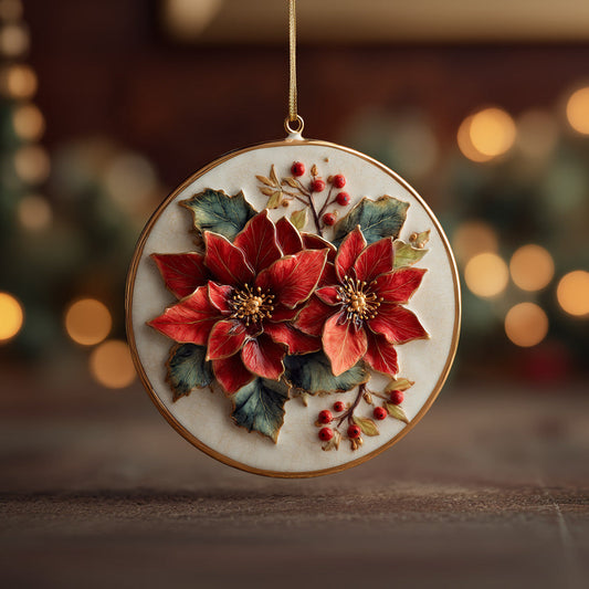 Bright Winter Bloom Mica Ornament NCU0DH109