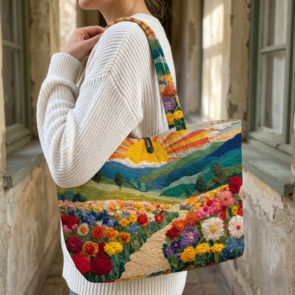 Color Valley Quilted Classic Tote Bag SN0DK045