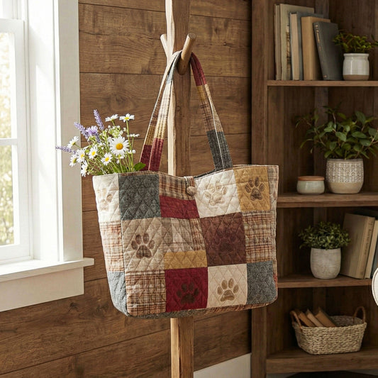 Country Paws Quilted Classic Tote Bag SN0NT004