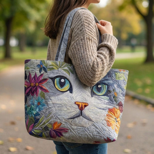 Cozy Cats Quilted Classic Tote Bag SN0DK022