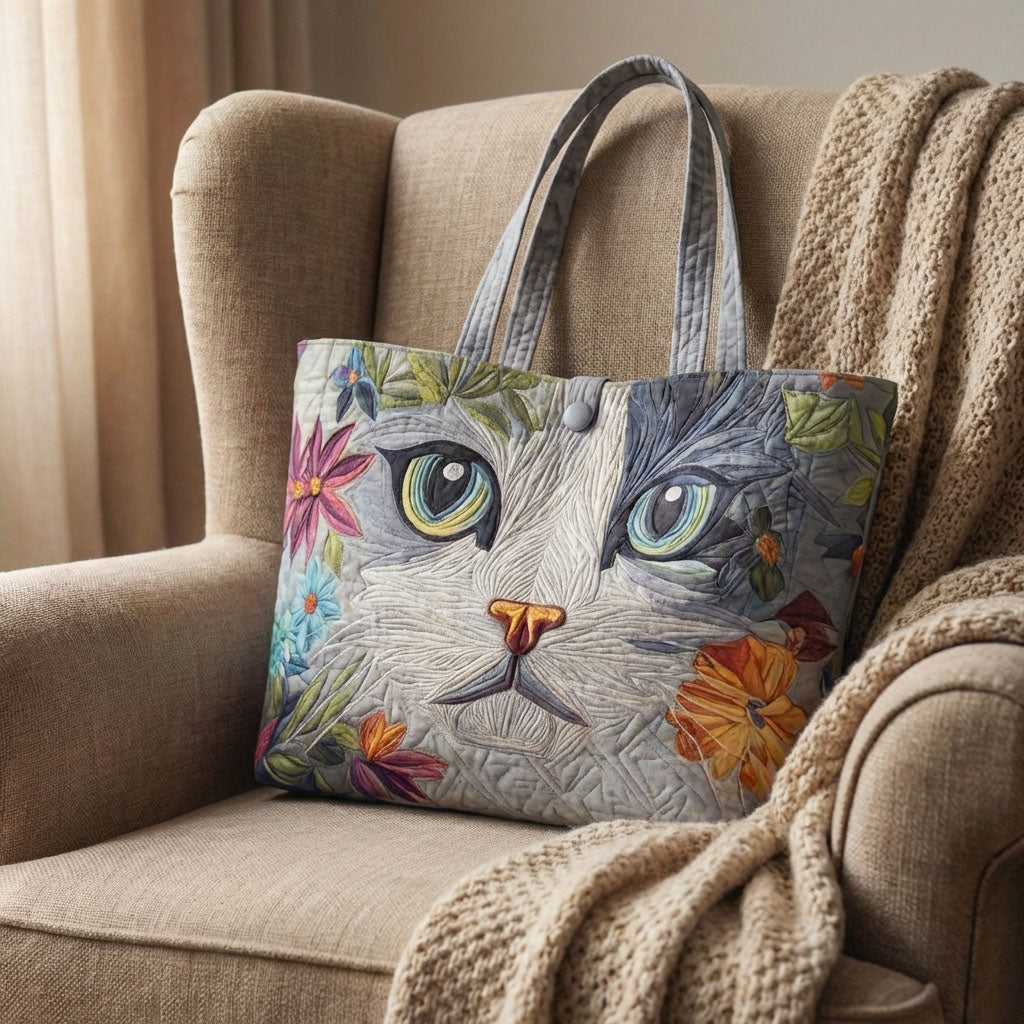 Cozy Cats Quilted Classic Tote Bag SN0DK022
