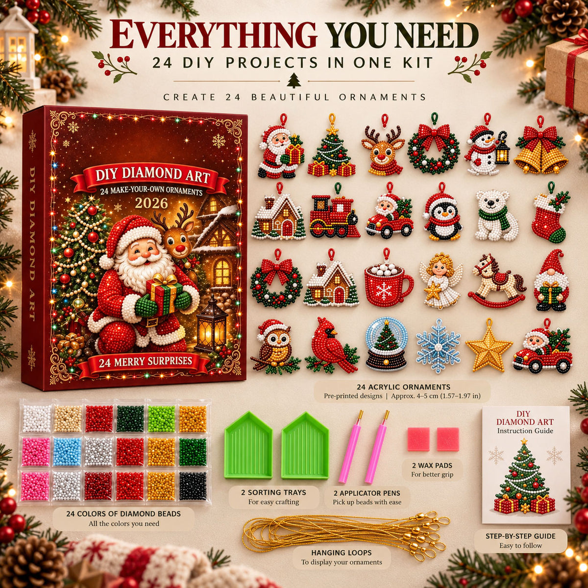 CHRISTMAS KICKOFF 40% OFF - Christmas Diamond Painting Advent Calendar ...