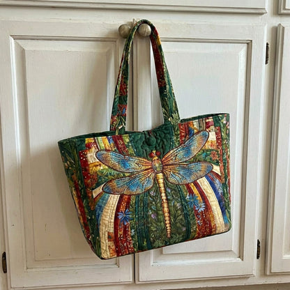Floral Wings Quilted Classic Tote Bag SN0DK020